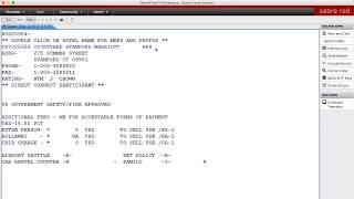 SABRE TUTORIAL SHORT  Booking Hotels [upl. by Cavanagh]