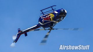 Red Bull Helicopter Aerobatics  EAA AirVenture Oshkosh 2018 [upl. by Auqinet]