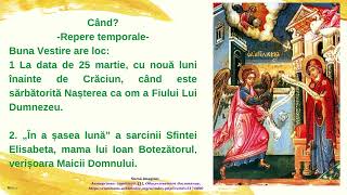 Buna Vestire  25 Martie  ZIUA MAMEI CREȘTINE  Studiu pe icoană [upl. by Occir]