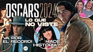 NOMINACIONES OSCARS 2024 TODO lo que NO VISTE  Records datos curiosidades y mucho más [upl. by Aneekan]