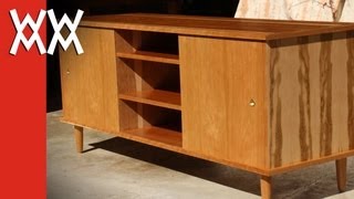 Build a 50s style credenza  TV cabinet [upl. by Goldenberg991]