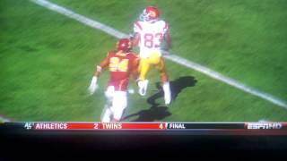 USC Trojan Football player Ronald Johnson TD catch vs University of Minnesota [upl. by Tekla]