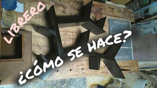 Como hacer un librero resistente tipo arbol  wood type bookcase [upl. by Kimbell]