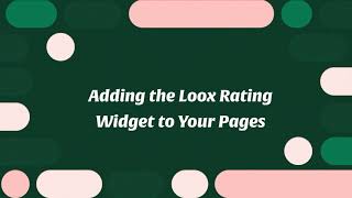 Adding the Loox Rating Widget to Your Product Pages [upl. by Mohl]