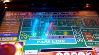 River Lodge Casino  Electronic Craps [upl. by Rehposirhc]