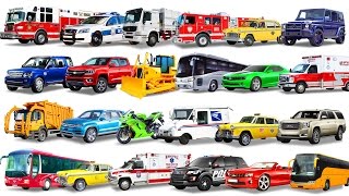 Cars Compilation for Kids Cars and Trucks Learning Street Vehicles for Kids Learn Transport [upl. by Denie]