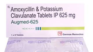 amoxicillin and potassium clavulanate tablet IP 625 mg  Augmed 625 mg Tablet in hindi [upl. by Illom]