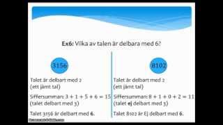 Matte med Hamid lektion 23 åk9 Primtal faktorisering och delbarhetsregler [upl. by Cassondra]