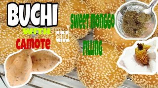 BUCHI RECIPE  BUCHI WITH CAMOTE AND SWEET MONGGO FILLING [upl. by Billat]