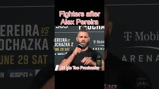 UFC fighters names after fighting Alex Pereira shorts [upl. by Peer]