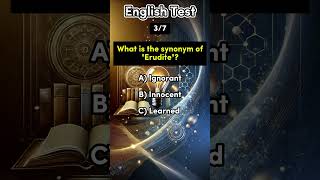 English Synonym Quiz 🧠 english quiz synonyms shorts englishgrammar englishspeaking newvideo [upl. by Eesyak37]