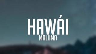 Hawái  Maluma Lyrics Video [upl. by Negrom424]