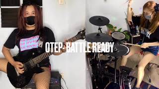 Otep  Battle Ready Guitar amp Drum Cover Anna StrawJaynee Grooves [upl. by Yorztif]