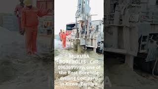 MUKUBA BOREHOLES  0963699999 Kitwe Zambia is one of the most reliable Borehole drilling companies [upl. by Mairhpe]