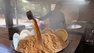 HUGE GOLDEN PILAF  500 kg Pilaf Every Day  Street Food [upl. by Gimble]