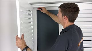 Quick and easy way to fit shutters  no drilling needed [upl. by Frierson]