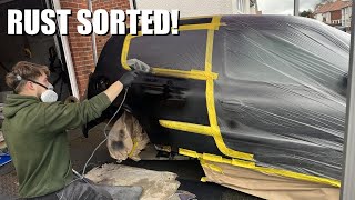 Rust removed  Fresh paint Turbo Clio 182 [upl. by Esmerelda800]