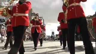 British Army Flash mob In Cardiff [upl. by Nahsin539]