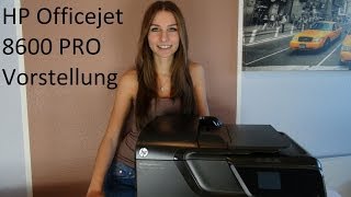 HP Officejet Pro 8600 N911a Drucker Vorstellung  Test [upl. by Elbas]