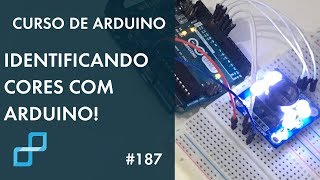 SENSOR DE COR TCS3200  Curso de Arduino 187 [upl. by Eenolem]