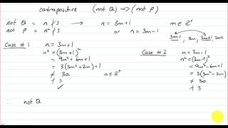 Specialist Mathematics  U1T3V4  Proof by contrapositive part 2 examples SC [upl. by Ydnor]