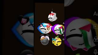 Becca645off dan rowelaLarizaofficial dan Amirarahimahv6s emojicat animation [upl. by Pierro]