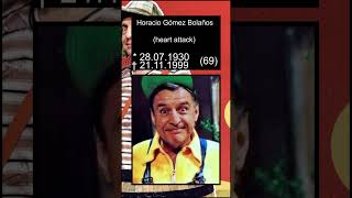 7 deceased El Chavo del Ocho actors part 1 [upl. by Odetta483]