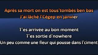 Les Cowboys Fringants  Banlieue  Lyrics [upl. by Ahsekyt568]