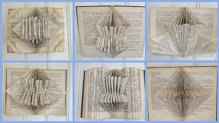 5 tipsBook folding art ideas to spruce up your home decor or make lovely gifts flowermaking 📚🗝️🌈 [upl. by Eustace]