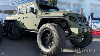 2020 Jeep Wrangler 6x6 Custom Off Road Truck [upl. by Nalyad]