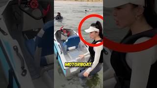 Her first Motorboat Ride Gone Wrong 😳 [upl. by Garbe]