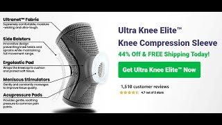 Ultra Knee Elite Review 2021  Ultra Knee Elite Knee Compression Sleeve Review [upl. by Yttak]