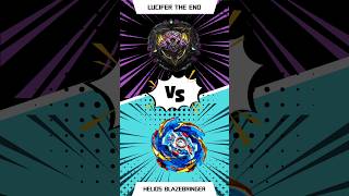 Takara tomy Lucifer Endbringer vs Helios Blazebringer  Lucifer The End vs Helios  Beyblade burst [upl. by Simmie693]