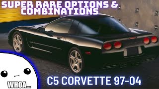 5 OF THE RAREST OPTIONS AND COMBINATIONS FOR THE C5 CORVETTE [upl. by Arda301]