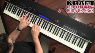 Kraft Music  Yamaha CP4 STAGE Digital Piano Demo with Blake Angelos [upl. by Dick]