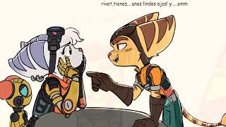 Ratchet amp Clank Comics  Rivet le gusta conseguir lo que quiere 🧡💙 [upl. by Ahsennek]