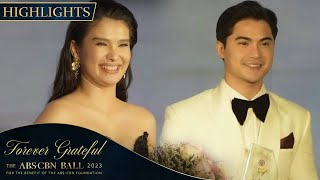 Anji Salvacion and Eian Rances Star Magic Fan Favorite Award  ABSCBN Ball 2023 [upl. by Llib]