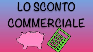 Lo Sconto Commerciale  Percentuali E Proporzioni  Lezione 4 [upl. by Necyla538]