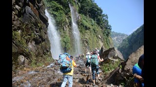 Trekking Manaslu Etapa 1 Maccha Khola  Jagat [upl. by Anawik391]