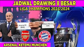 JADWAL DRAWING LIGA CHAMPIONS BABAK 8 BESAR MALAM INI 20232024  PREDIKSI HASIL DRAWING UCL 8 BESAR [upl. by Hubbard]