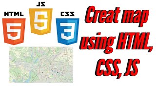 How to Create a Map Using Basic HTML CSS and JavaScript [upl. by Troy]