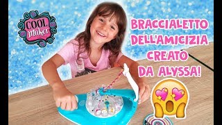 Alyssa crea un braccialetto dellamicizia Dolce 💕Con KumiKreator [upl. by Lemar]