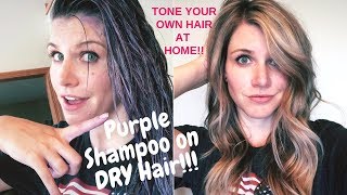 How To Use Purple Shampoo  Best Purple Shampoo Technique [upl. by Adigun]