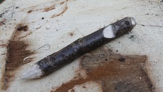 How to Make a Rough Wooden Tent Peg [upl. by Hsan]