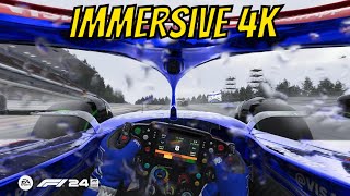 F1 24  Immersive Race  Belgium SPA  NO HUD [upl. by Gerbold]