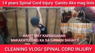 Spinal Cord Injury  cleaning Vlog [upl. by Einnalem]