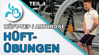 Hüftschmerzen Hüftarthrose  HüftTEP behandeln Teil 1  Kabelzug [upl. by Ebony]