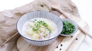 Russische Okroschka  kalte Kartoffelsuppe [upl. by Emelin]