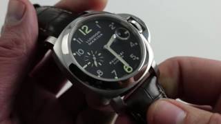 Panerai Luminor Marina Automatic PAM 164 Luxury Watch Review [upl. by Chew595]