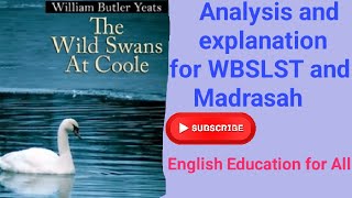 The Wild Swans at Coole analysis line by line for WBSLSTMadrasah [upl. by Moule]